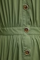 Luisa Spagnoli rochie din bumbac 541976 verde