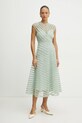 Платье Luisa Spagnoli 541850 зелёный SS25