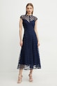 Luisa Spagnoli rochie 541850 bleumarin SS25