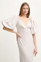 Luisa Spagnoli rochie din bumbac alb 542277