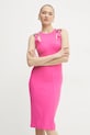 Versace Jeans Couture sukienka 78HAO913.N0356 różowy SS25