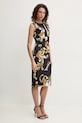 Versace Jeans Couture sukienka wzorzyste czarny 78HAO9B3.NS636