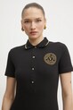 Бавовняна сукня Versace Jeans Couture чорний 78HAOT01.CJ01T