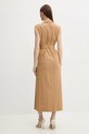 Λινό φόρεμα Marella DADA 2513221061 καφέ SS25