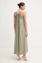 Marella rochie din bumbac OREL 2513621015 verde SS25