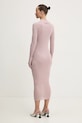 Odzież Diesel sukienka wełniana M-SLINT DRESS A16556.0CPAS różowy