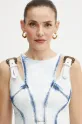 Versace Jeans Couture sukienka jeansowa niebieski 78HAO95R.DW063RS5