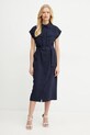 Patrizia Pepe sukienka 2A2870.A573 granatowy SS25