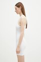 Φόρεμα VETEMENTS Oval Logo Tanktop Mini WA66DR600W λευκό SS25