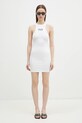 Φόρεμα VETEMENTS Oval Logo Tanktop Mini WA66DR600W λευκό