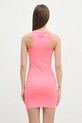 Odzież VETEMENTS sukienka Oval Logo Tanktop Mini WA66DR600H różowy