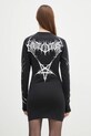 Одяг Сукня VETEMENTS Death Metal Longsleeve Mini WA66DR630BW чорний