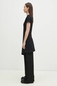 VETEMENTS sukienka Embroidered Logo Twisted Mini WA66DR680B czarny SS25