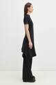 VETEMENTS sukienka Embroidered Logo Twisted Mini czarny WA66DR680B