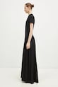 VETEMENTS dress Embroidered Logo Ballroom WA66DR710B black SS25