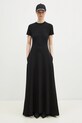 VETEMENTS sukienka Embroidered Logo Ballroom WA66DR710B czarny