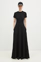 VETEMENTS dress Embroidered Logo Ballroom WA66DR710B black