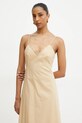 Хлопковое платье Patrizia Pepe 2A2884.A9B9 бежевый SS25