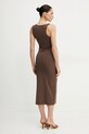 Odzież Patrizia Pepe sukienka 2A2912.J129 brązowy