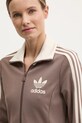 adidas Originals sukienka 3S TRACK DRESS brązowy JC5779