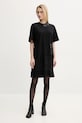 MM6 Maison Margiela vestito S52DA0058.M20050 nero SS25