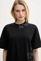 Šaty MM6 Maison Margiela S52DA0058.M20050 černá