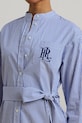 Lauren Ralph Lauren pamut ruha kék 200963845