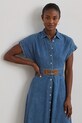 Ρούχα Φόρεμα τζιν Lauren Ralph Lauren 250963908 μπλε