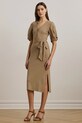 Lauren Ralph Lauren vestito midi marrone 250964070