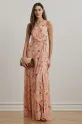 Lauren Ralph Lauren sukienka rozkloszowany różowy 253968885