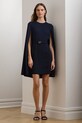Lauren Ralph Lauren sukienka tkanina granatowy 253963624