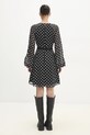 Clothing Rotate dress Chiffon Ruffle Mini 113258000 black