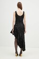 Clothing Rotate dress Flower Mesh Ruffle 114056100 black