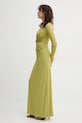 Nanushka rochie ROZAL verde NW25RSDR16464