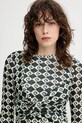 Nanushka sukienka HESTIAH czarny NW25RSDR16399