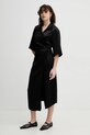 Nanushka rochie LAIS negru NW20CRDR03199