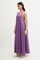 Пляжна сукня Max Mara Beachwear 2516221019600 фіолетовий SS25