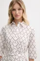 Max Mara Beachwear sukienka bawełniana biały 2516221049600