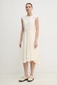 Сукня Dkny midi бежевий DD4KC366