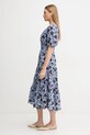 Pepe Jeans sukienka bawełniana EVA PL953695 niebieski SS25