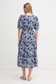 Odzież Pepe Jeans sukienka bawełniana EVA PL953695 niebieski