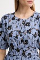 Pepe Jeans sukienka bawełniana EVA PL953695 niebieski