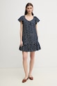 Βαμβακερό φόρεμα Pepe Jeans DAFNE PL953709 σκούρο μπλε SS25