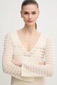 Pepe Jeans sukienka PAULINA beżowy PL953712
