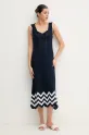 Pepe Jeans rochie OLLIE DRESS PL953717 bleumarin SS25