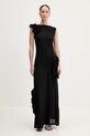 MSGM sukienka maxi czarny 3842MDA49.257310