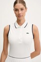 Lacoste rochie alb EF8582