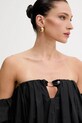 Pinko sukienka bawełniana czarny 105211.A2LD