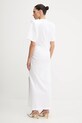 Pinko sukienka bawełniana 105219.A2M2 biały SS25
