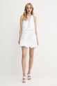 Бавовняна сукня Pinko 105305.A2MO білий SS25